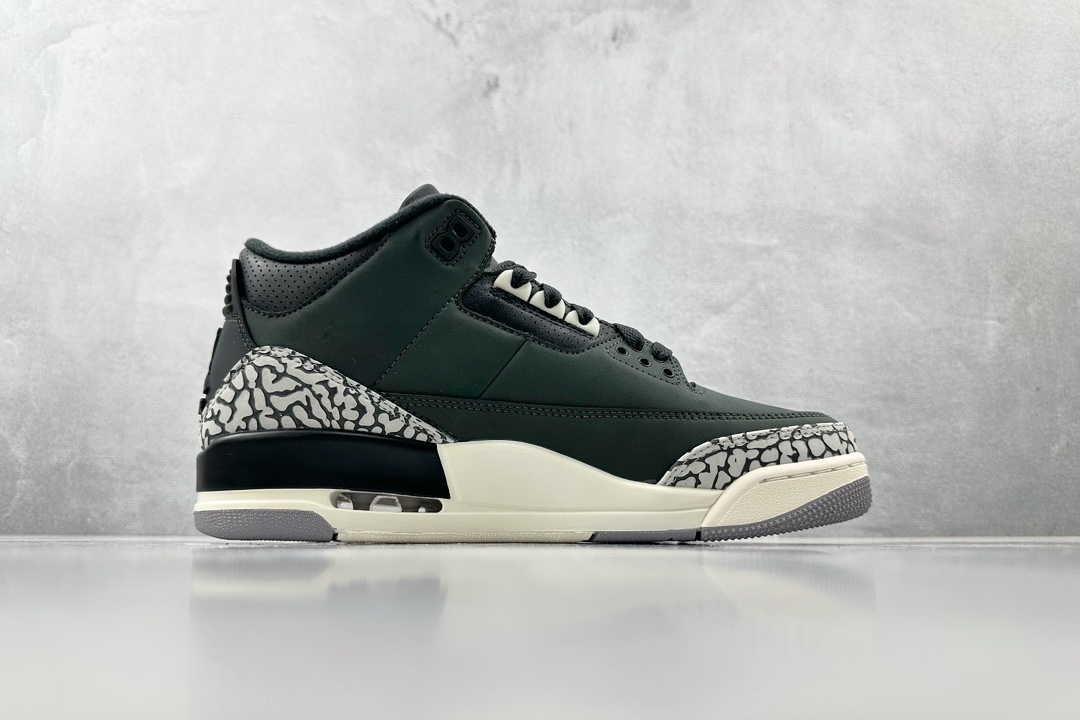 口碑神作 外贸特供 Jordan Air Jordan 3 ”Off Noir”黑 CK9246-001