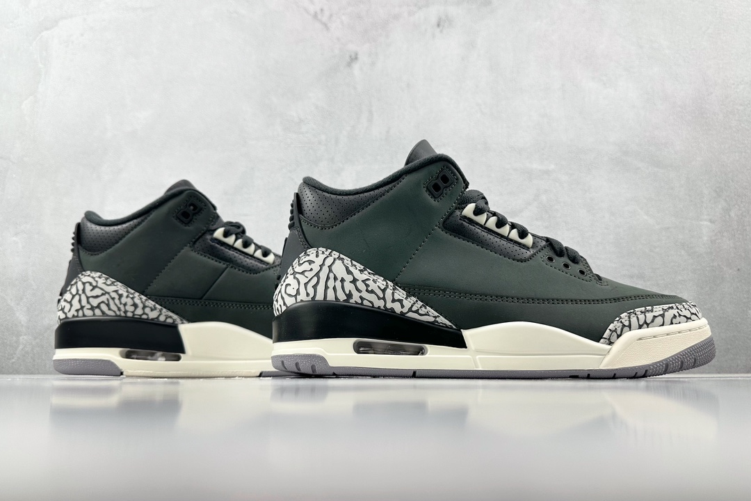 口碑神作 外贸特供 Jordan Air Jordan 3 ”Off Noir”黑 CK9246-001