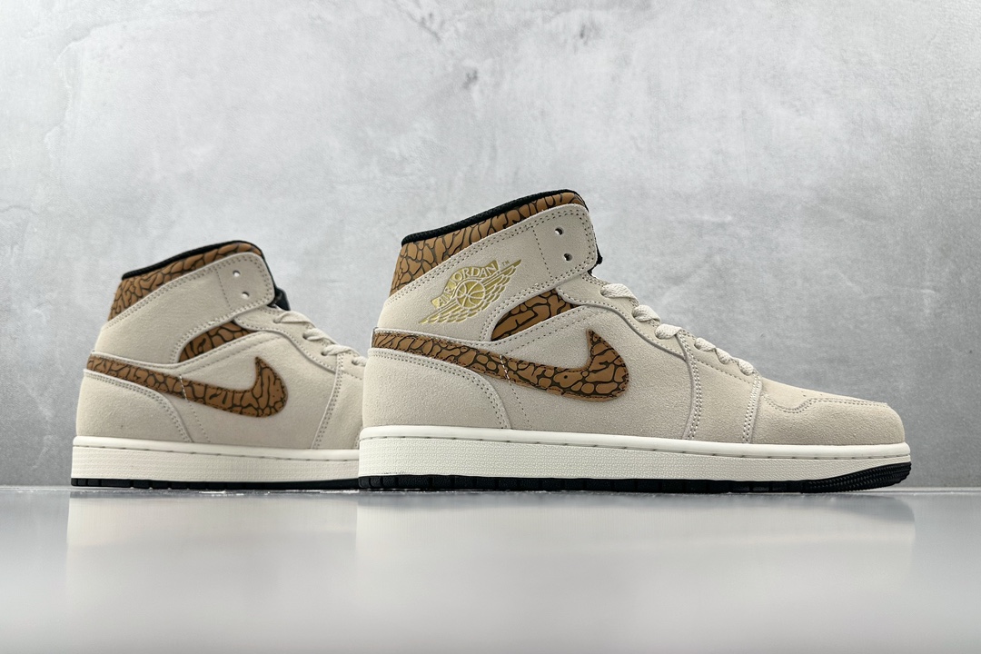 Jordan Air Jordan 1 Mid ”Brown Elephant”白棕 DZ4129-102