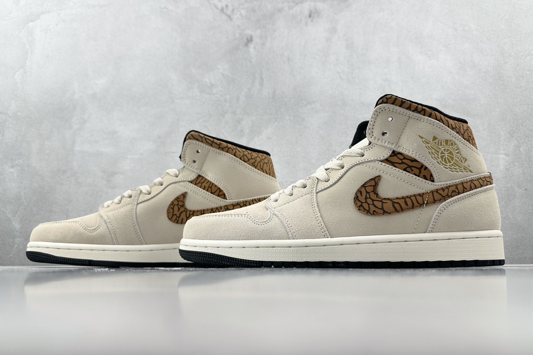 Jordan Air Jordan 1 Mid ”Brown Elephant”白棕 DZ4129-102