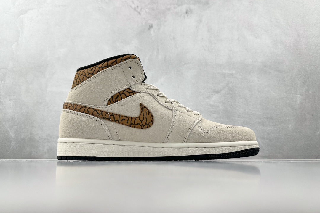 Jordan Air Jordan 1 Mid ”Brown Elephant”白棕 DZ4129-102