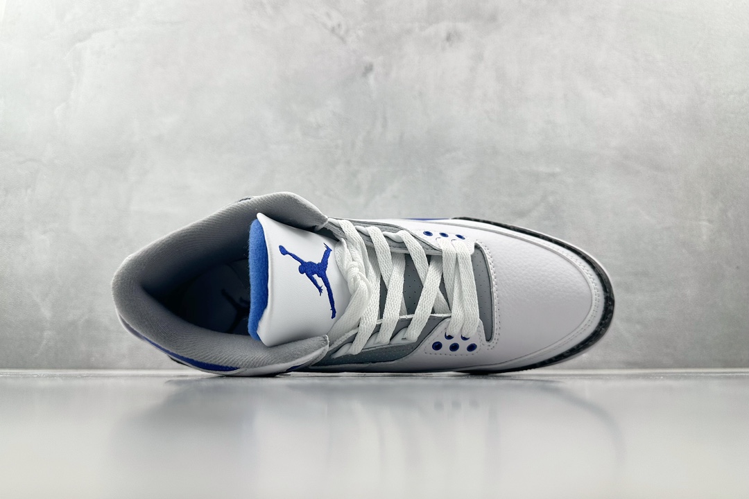 最新外贸批次 Jordan Air Jordan 3 retro ”racer blue” 小闪电 白蓝 CT8532-145