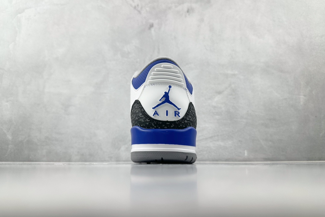 最新外贸批次 Jordan Air Jordan 3 retro ”racer blue” 小闪电 白蓝 CT8532-145