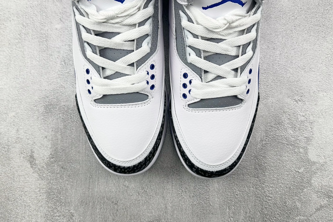 最新外贸批次 Jordan Air Jordan 3 retro ”racer blue” 小闪电 白蓝 CT8532-145