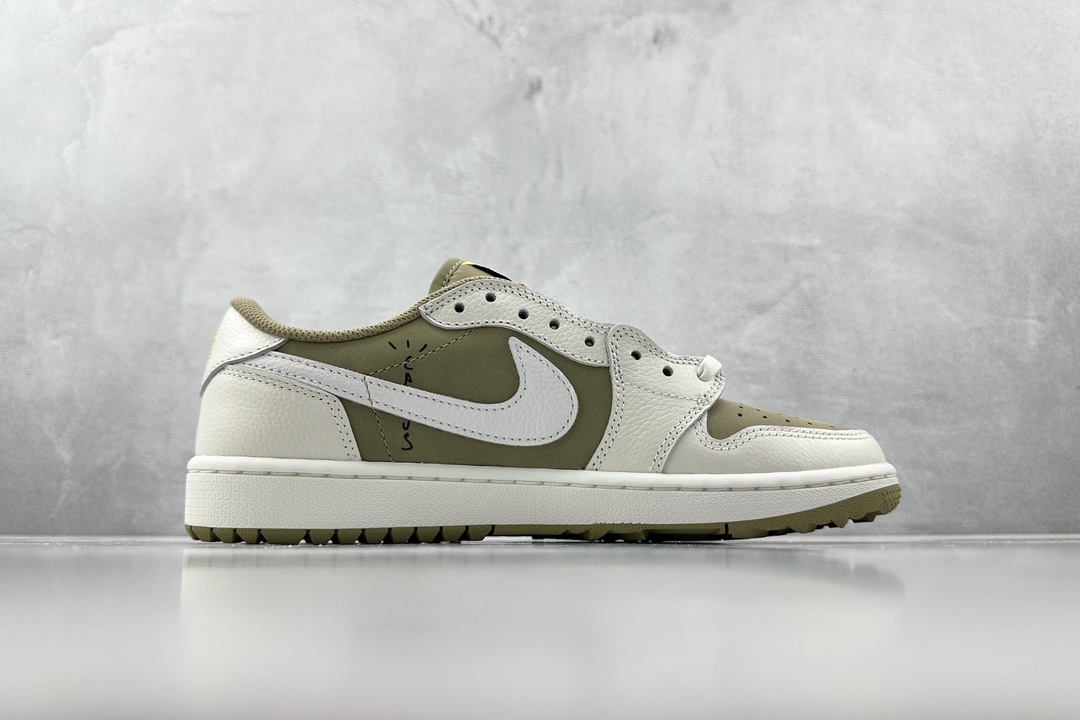 OG 460 顶级原版 Travis Scott x Jordan Air Jordan 1 Low Golf 棕白 FZ3124-200