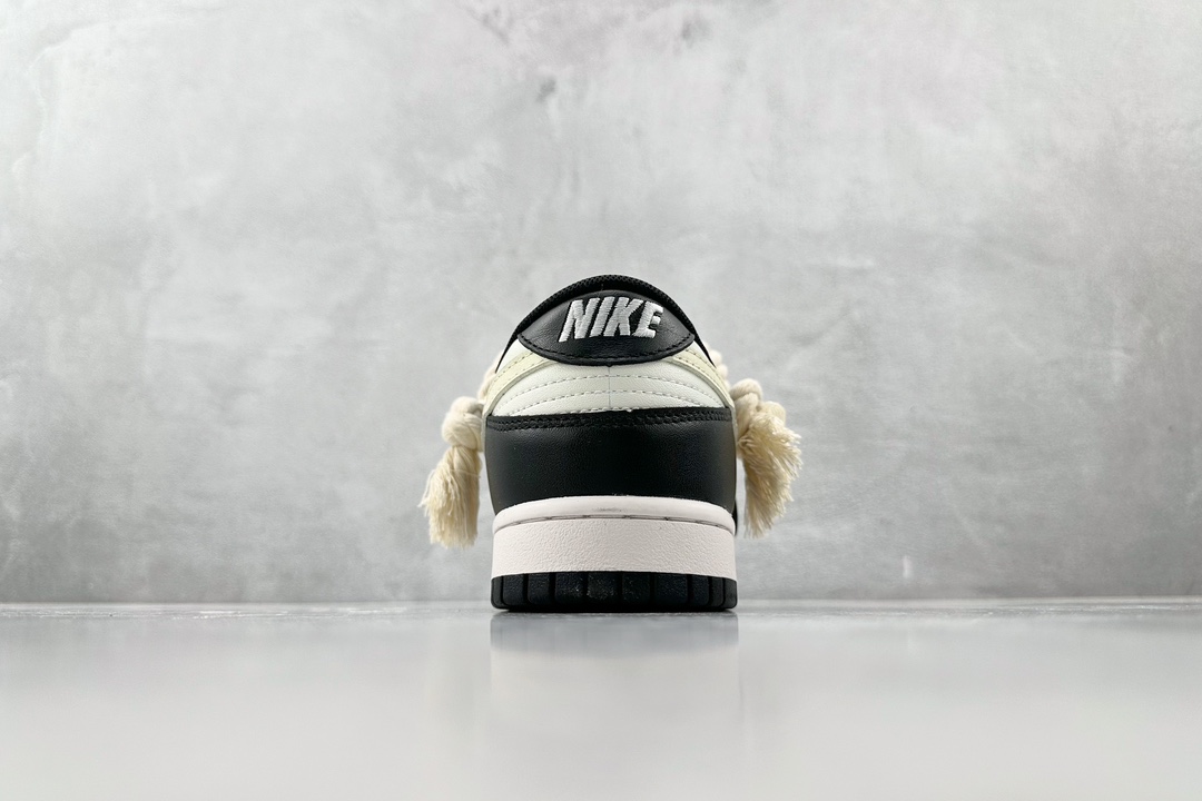  
【定制球鞋】Nike Dunk Low 火心 苏格兰做旧熊猫 米黄黑

货号：DD1391 100
