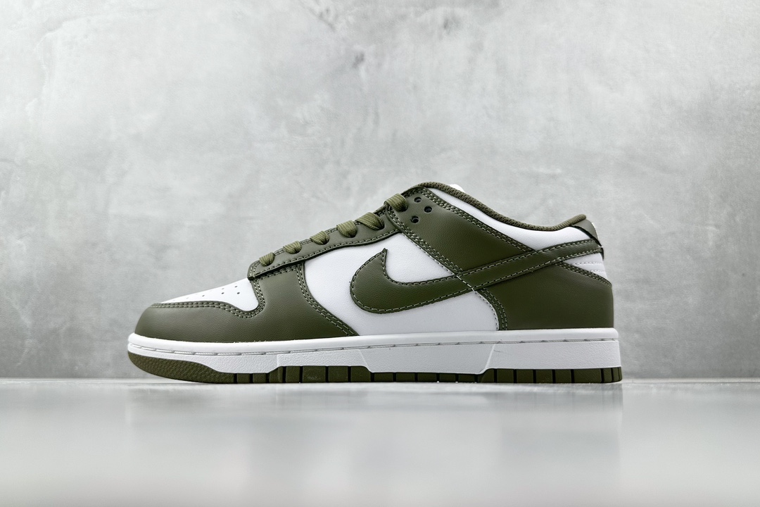 ST 200 全新免修版 Nike Dunk Low ”Medium Olive”白橄榄绿 DD1503-120