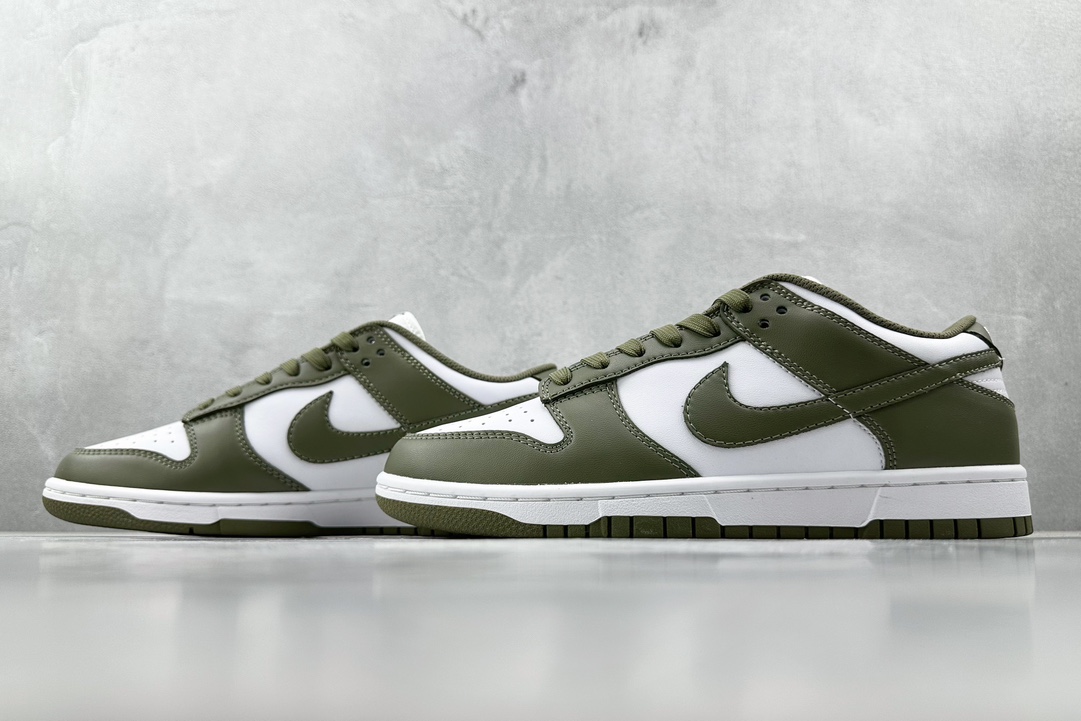 ST 200 全新免修版 Nike Dunk Low ”Medium Olive”白橄榄绿 DD1503-120