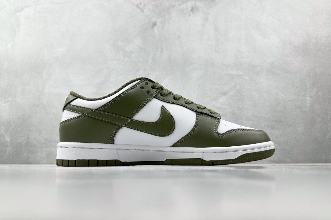 ST 200 全新免修版 Nike Dunk Low ”Medium Olive”白橄榄绿 DD1503-120