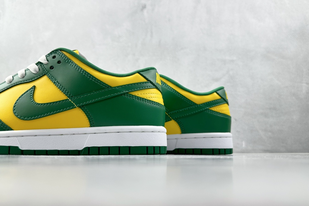 ST 200 全新免修版 Nike Dunk Low Brazil 巴西黄绿 CU1727-700