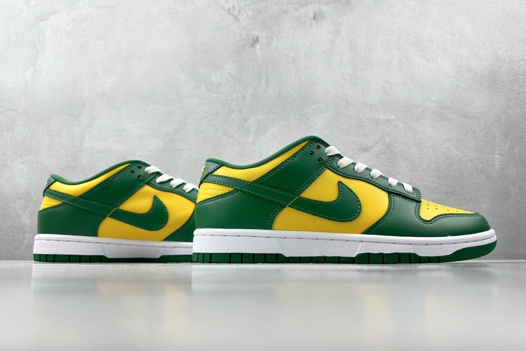 ST 200 全新免修版 Nike Dunk Low Brazil 巴西黄绿 CU1727-700