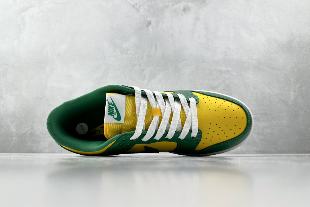 ST 200 全新免修版 Nike Dunk Low Brazil 巴西黄绿 CU1727-700