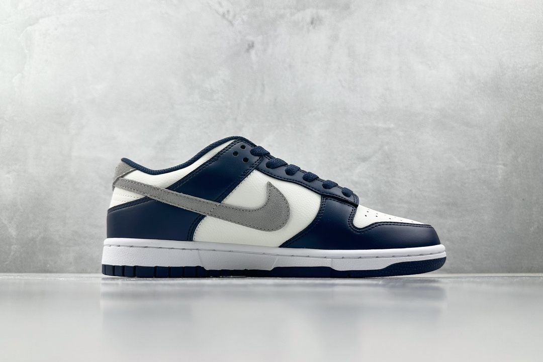 ST 200 全新免修版 Nike Dunk Low ”Midnight Navy”蓝白  FD9749-400