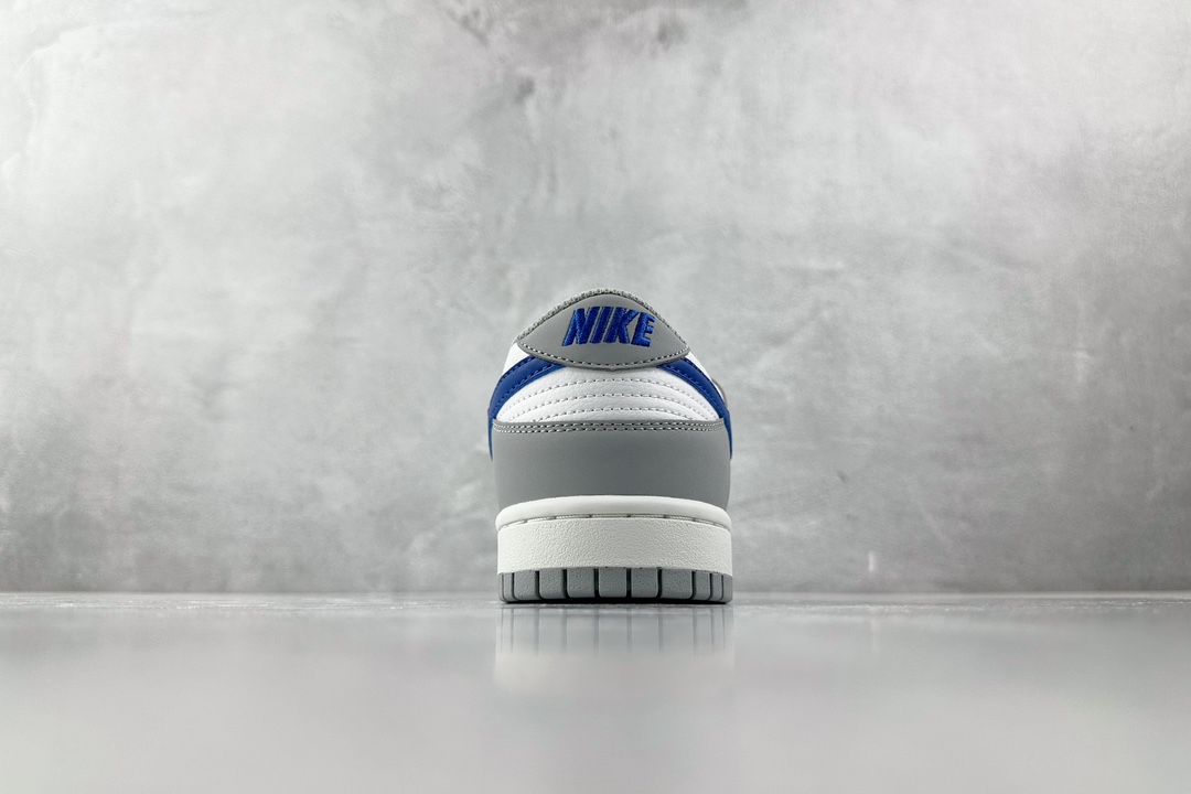 ST 200 全新免修版 Nike Dunk Low ”Grey Royal Blue” GS 白灰蓝 FN3878-001