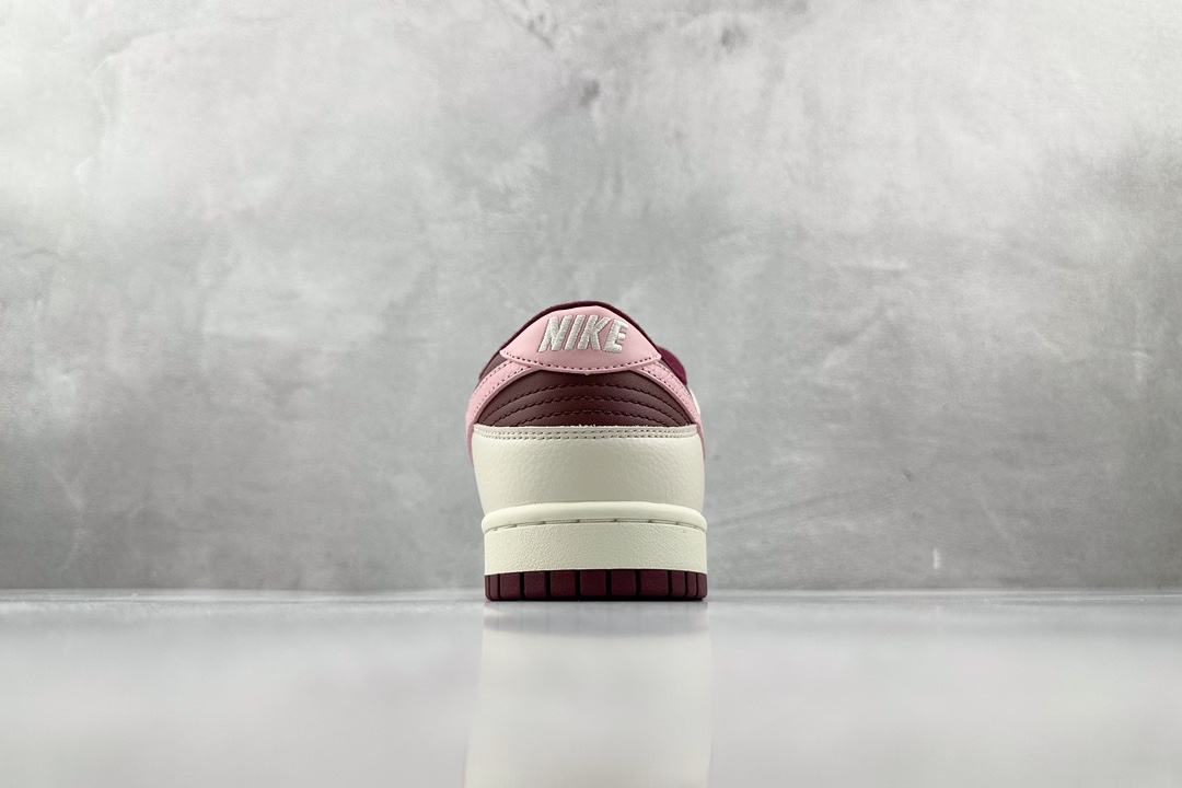 ST 200 全新免修版 Nike Dunk Low ”Night Maroon and Medium Soft Pink”酒红色 DR9705-100