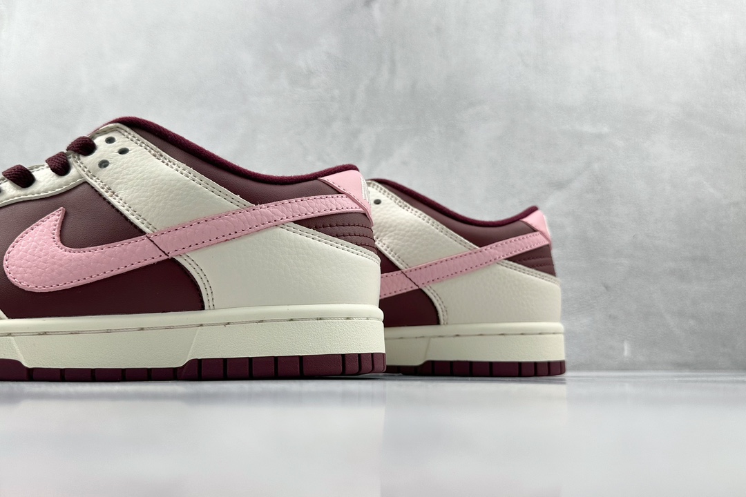 ST 200 全新免修版 Nike Dunk Low ”Night Maroon and Medium Soft Pink”酒红色 DR9705-100