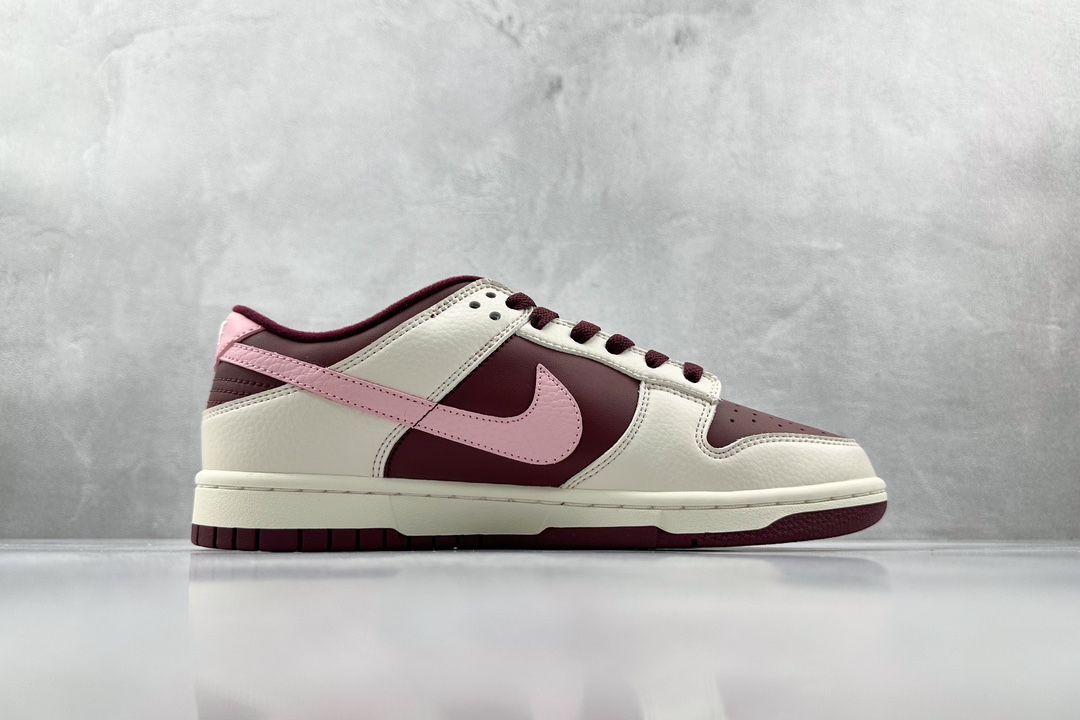 ST 200 全新免修版 Nike Dunk Low ”Night Maroon and Medium Soft Pink”酒红色 DR9705-100