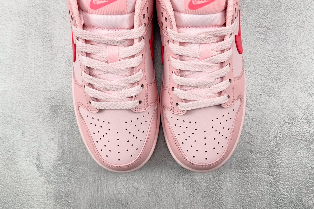 ST 200 全新免修版 Nike Dunk Low Triple Pink GS 粉色  DH9765-600