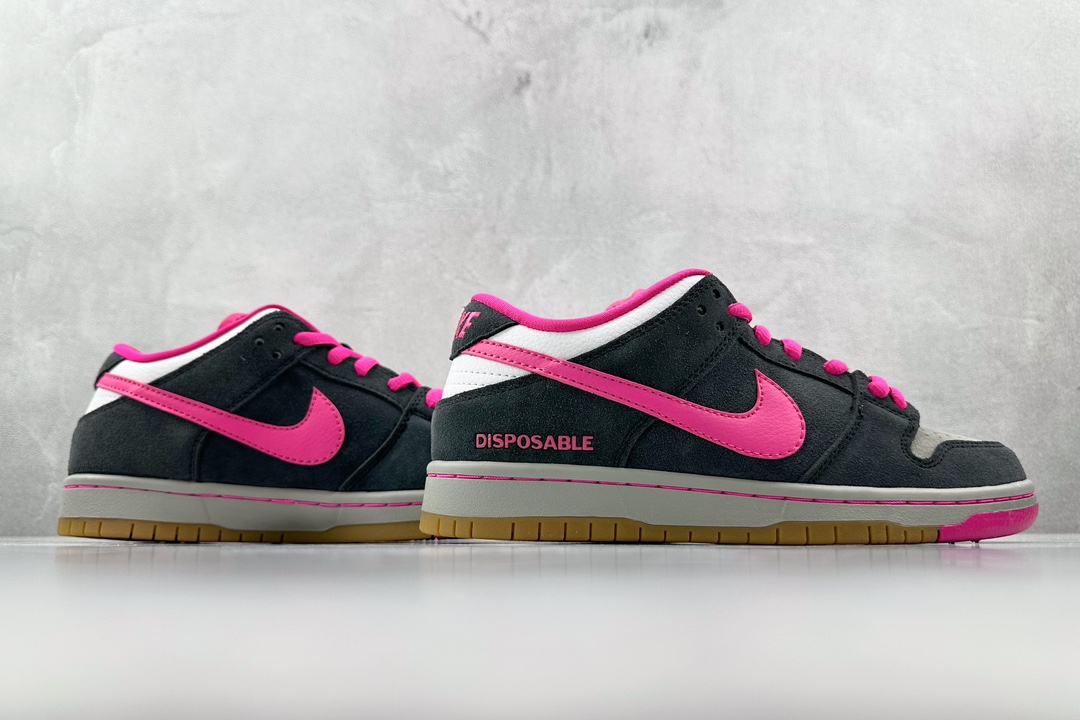 ST免修版 220 Nike Dunk SB Low Disposable黑粉 力荐免修版本 504750-061