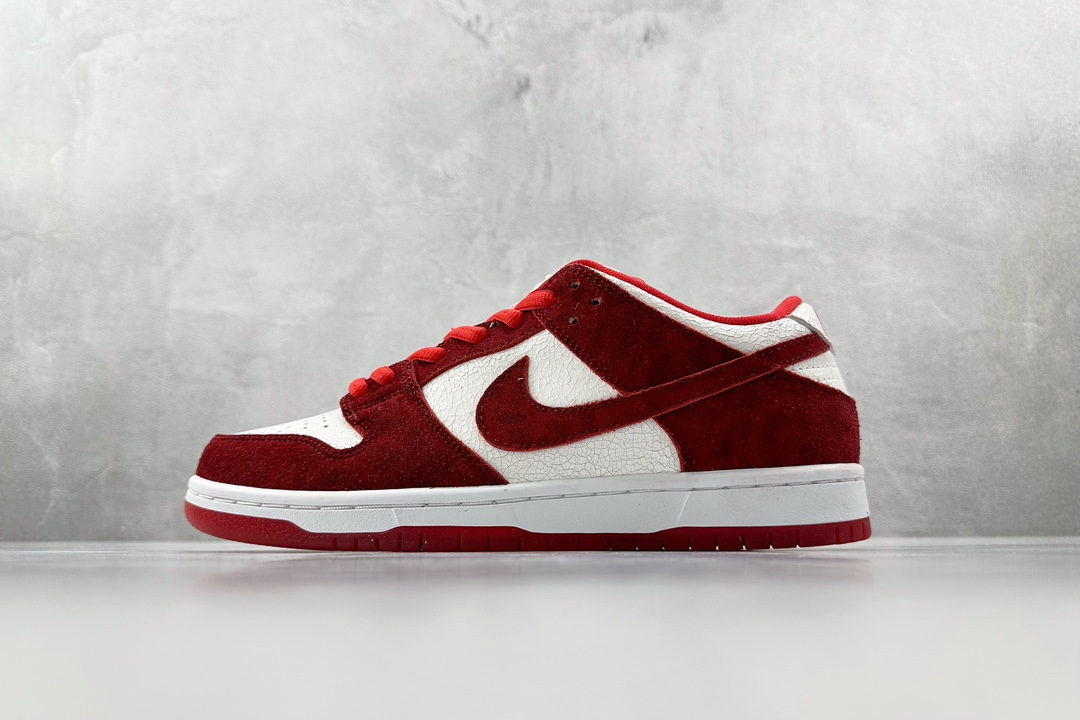 ST免修版 220 Nike Dunk SB Low valentine’s day 情人节 白红 313170-662