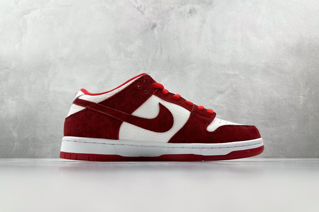 ST免修版 220 Nike Dunk SB Low valentine's day 情人节 白红 313170-662