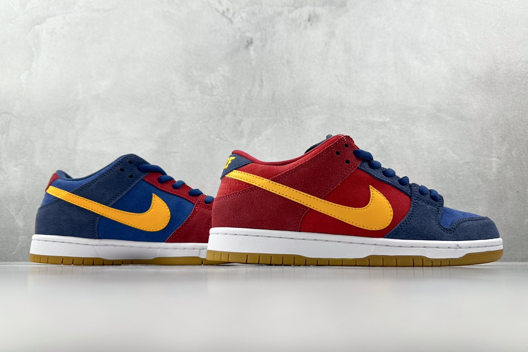 ST免修版 220 Nike Dunk SB Low Pro ”barcelona” 巴塞罗那 红蓝  DJ0606-400