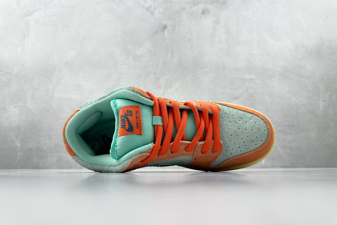 ST免修版 220 Nike Dunk SB Low ”Orange and Emerald Rise” 橙青色 DV5429-800