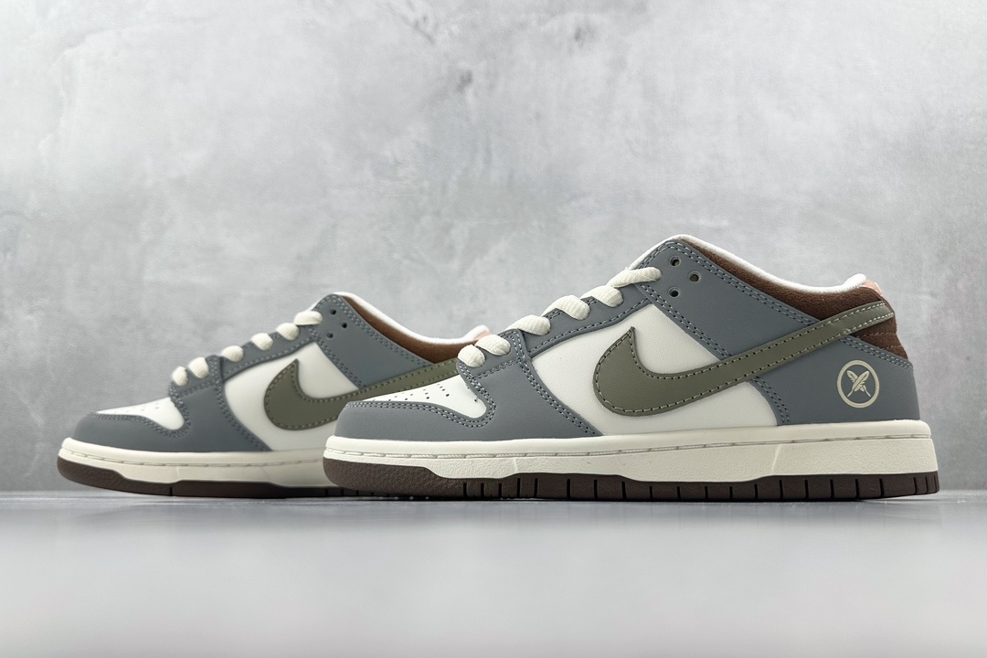 ST免修版 220 Yuto Horigome x Nike SB Dunk Low 联名款 灰白  FQ1180-001