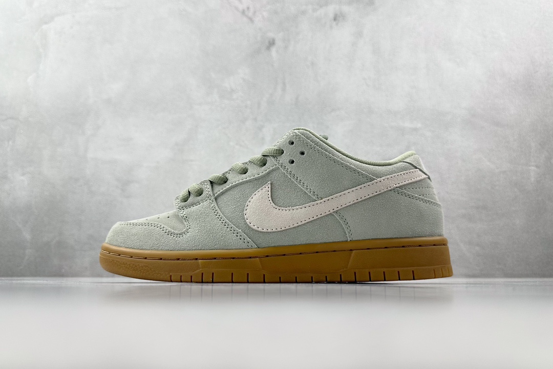 ST免修版 220 Nike Dunk SB Low Pro ”Horizon Green”豆沙绿  BQ6817-300