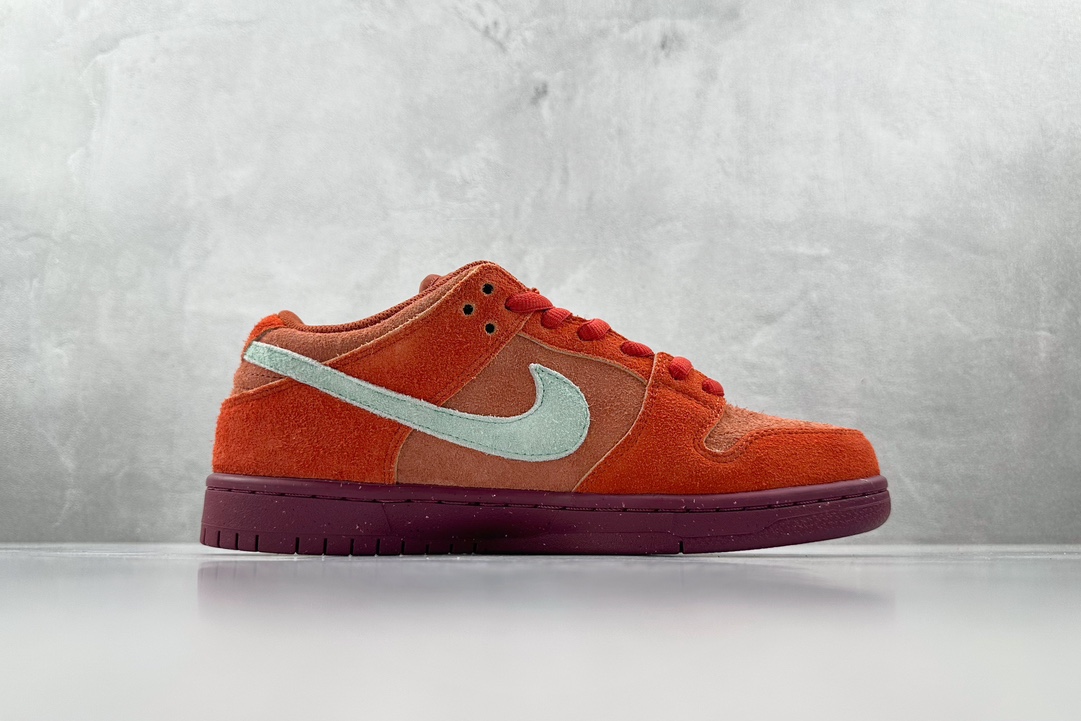 ST免修版 220 Nike Dunk SB Low ”Mystic Red and Rosewood” 红白  DV5429-601