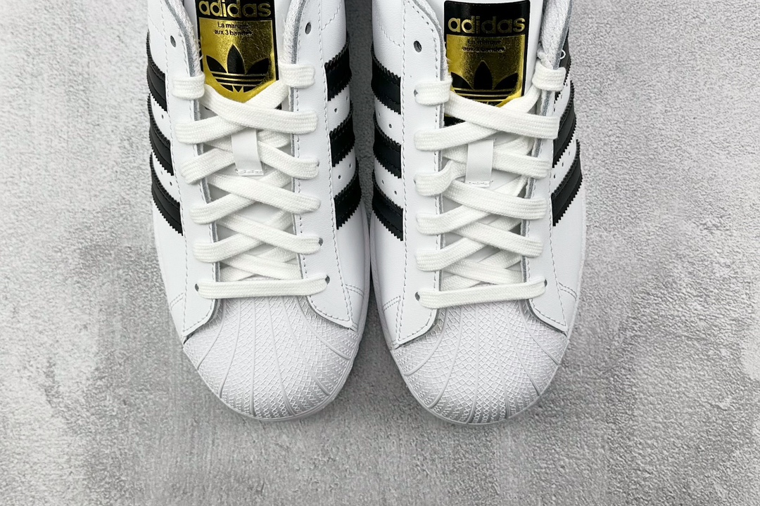 XP 平台专供 150 无敌品控  adidas originals Superstar 贝壳头 白黑  EG4958