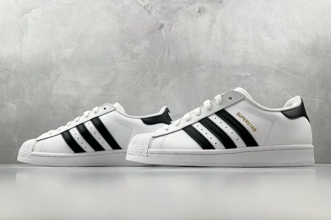 XP 平台专供 150 无敌品控  adidas originals Superstar 贝壳头 白黑  EG4958