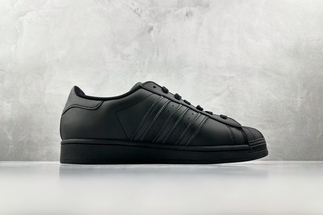 XP 平台专供 150 无敌品控  adidas originals Superstar 纯黑  EG4957