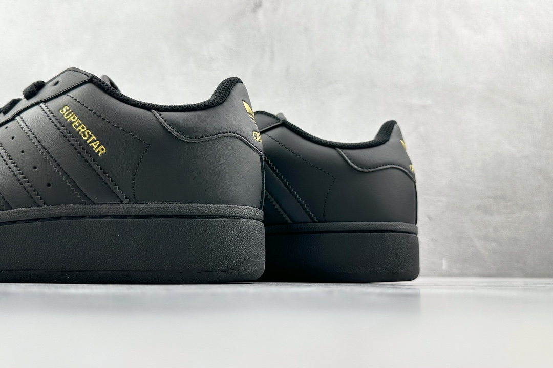 220 adidas originals Superstar XLG 黑金色  ID4656