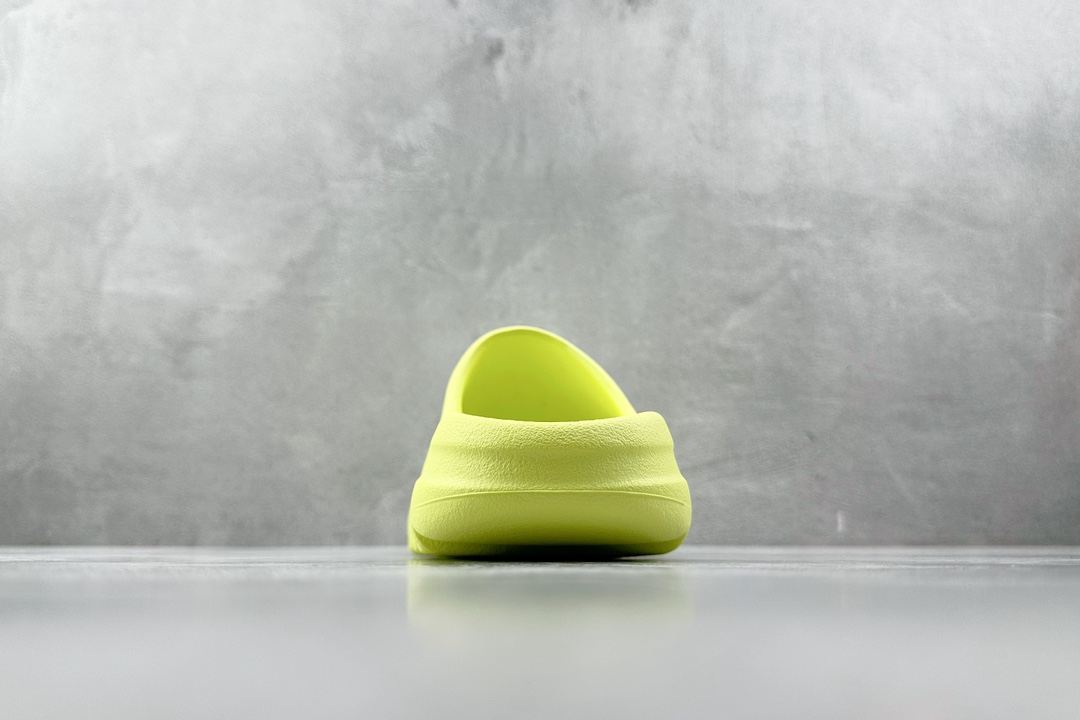 GT版 120  麻面 adidas originals Yeezy Slide ”glow green”苹果绿  HQ6447