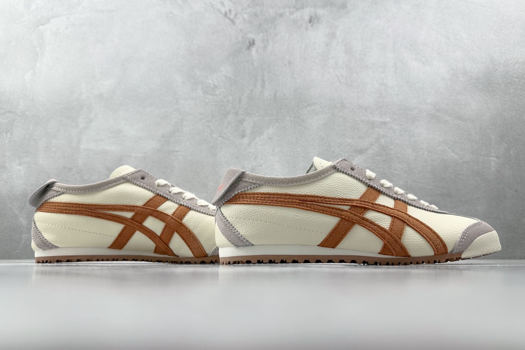 SC版 140 渠道特供 二层跑量 Onitsuka Tiger鬼塚虎 MEXICO 66  Vin米橙 1183B391-201