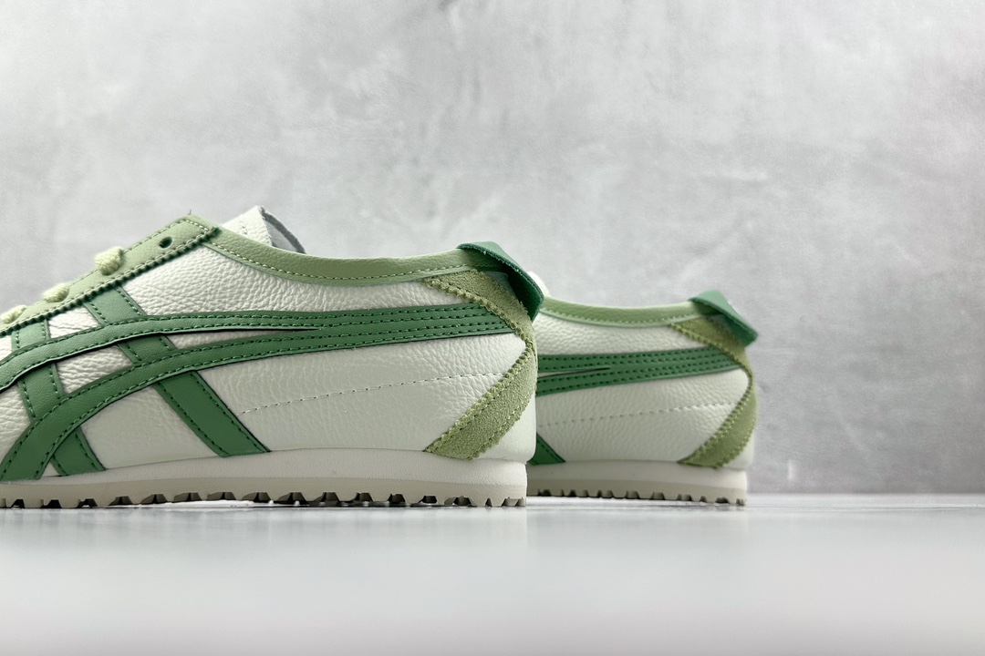 SC版 140 渠道特供 二层跑量 Onitsuka Tiger鬼塚虎 MEXICO 66 白绿 1183A201-304