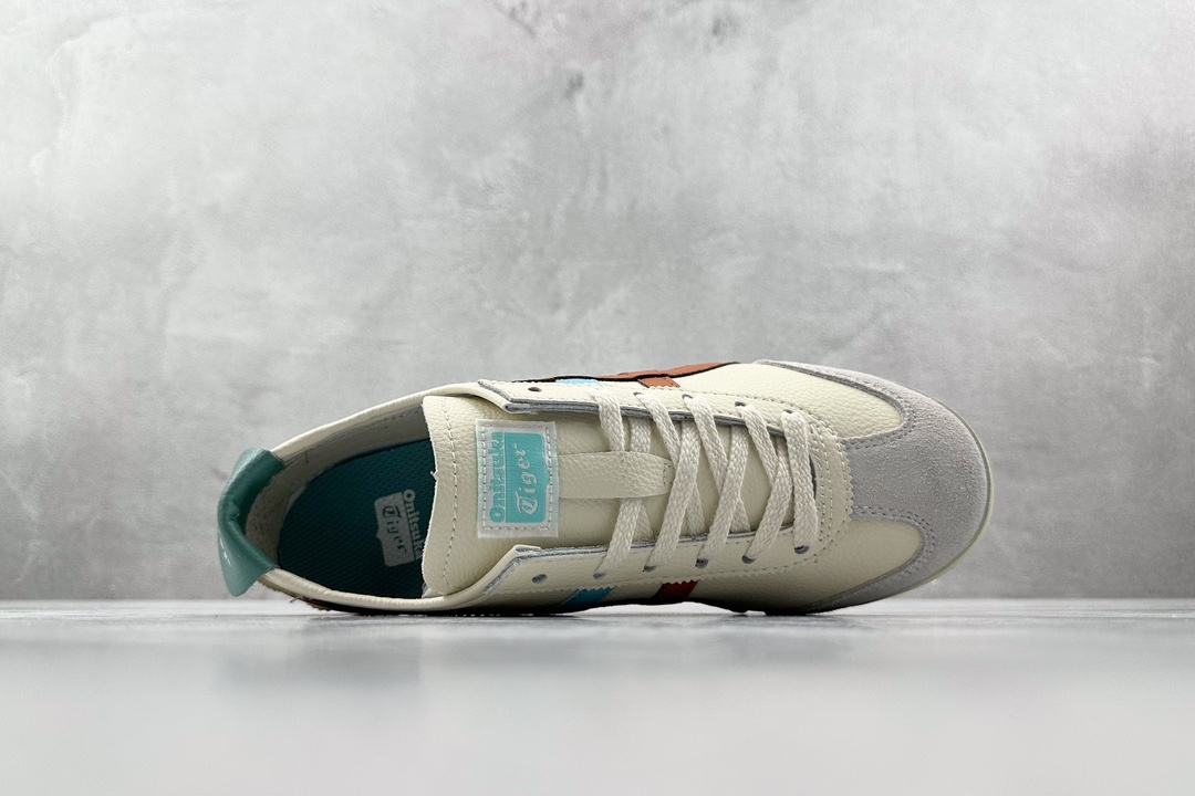 SC版 140 渠道特供 二层跑量 Onitsuka Tiger鬼冢虎 MEXICO 66 白蓝橙 1183A201-116