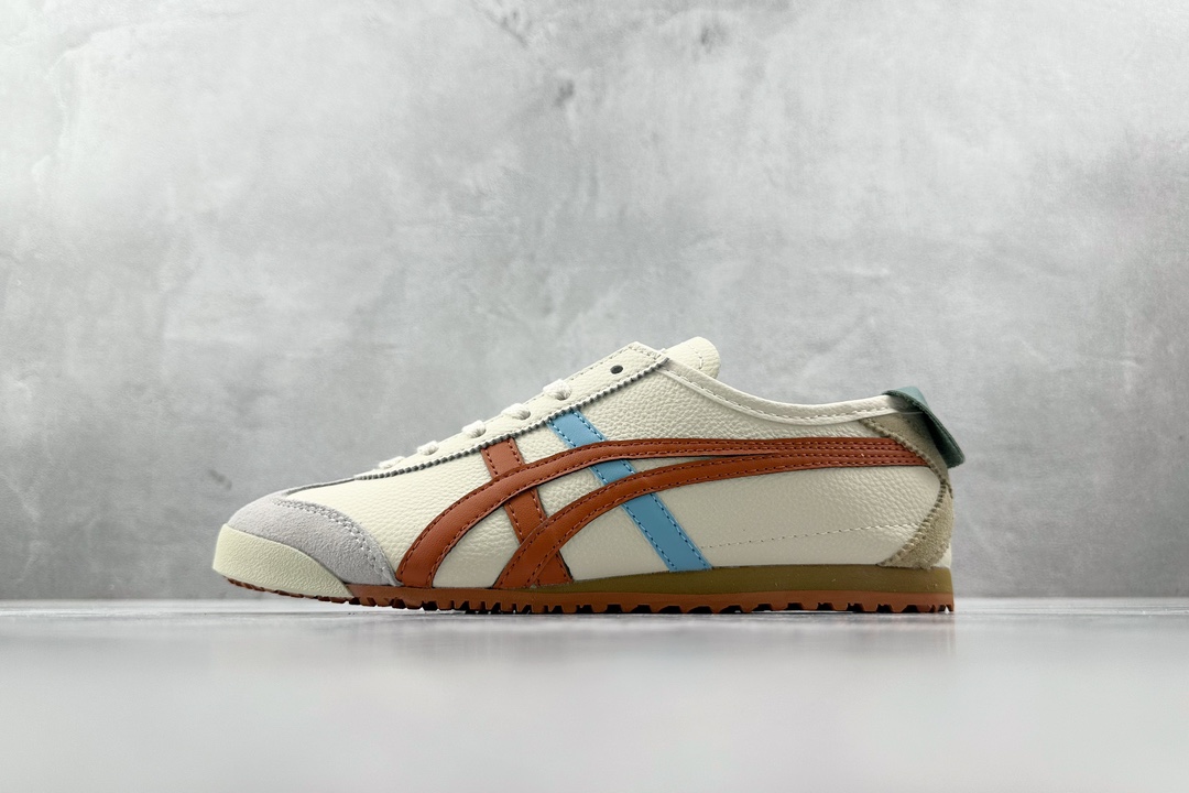 SC版 140 渠道特供 二层跑量 Onitsuka Tiger鬼冢虎 MEXICO 66 白蓝橙 1183A201-116