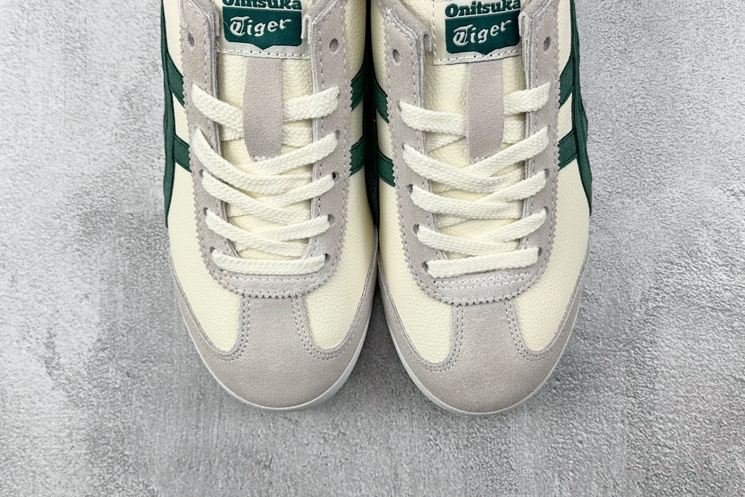 SC版 140 渠道特供 二层跑量 Onitsuka Tiger鬼冢虎 Tokuten MEXICO 66 白绿色 1183C076-250