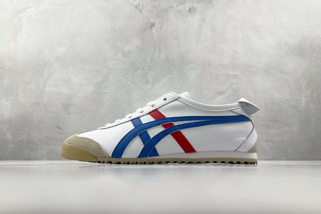 SC版 140 渠道特供 二层跑量 Onitsuka Tiger鬼冢虎 MEXICO 66 白蓝红 DL408-0146