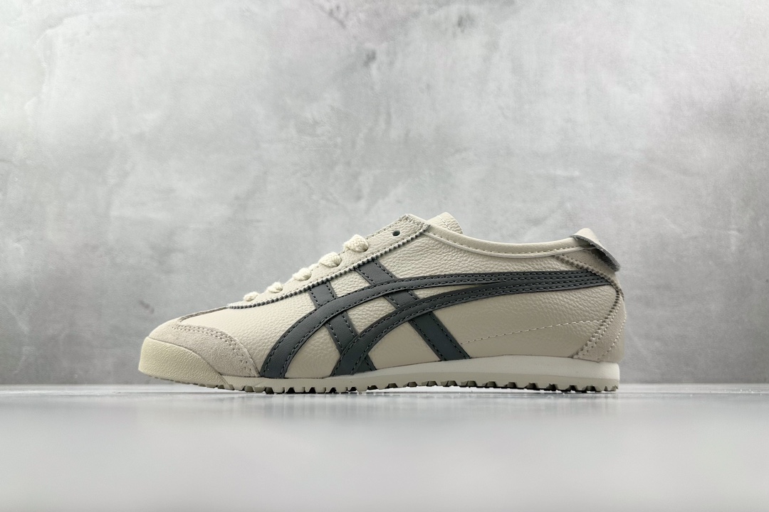 SC版 140 渠道特供 二层跑量 Onitsuka Tiger鬼冢虎 MEXICO 66 燕麦色 1183A201-250