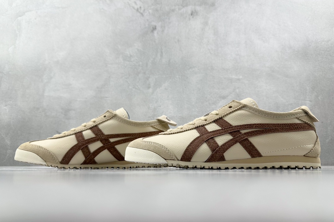 SC版 140 渠道特供 二层跑量 Onitsuka Tiger鬼冢虎 MEXICO 66 米棕 1183B391-251