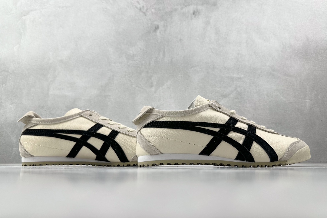 SC版 140 渠道特供 二层跑量 Onitsuka Tiger鬼冢虎 MEXICO 66 桦木黑 1183B391-200