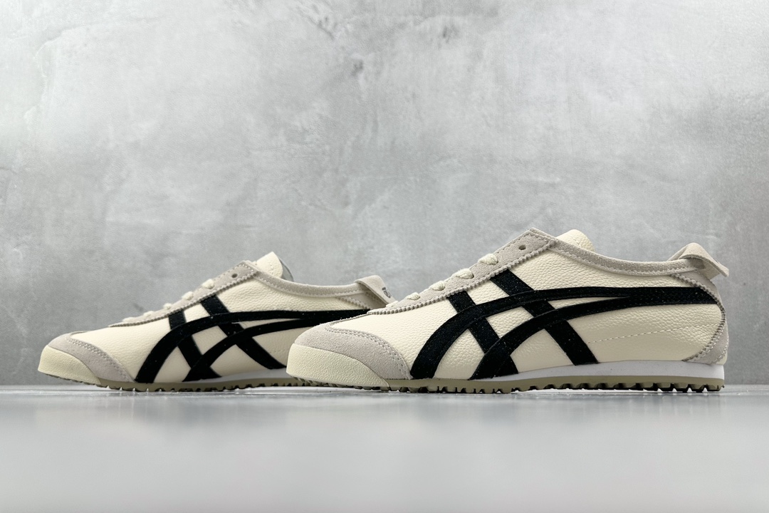 SC版 140 渠道特供 二层跑量 Onitsuka Tiger鬼冢虎 MEXICO 66 桦木黑 1183B391-200