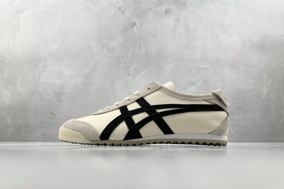 SC版 140 渠道特供 二层跑量 Onitsuka Tiger鬼冢虎 MEXICO 66 桦木黑 1183B391-200