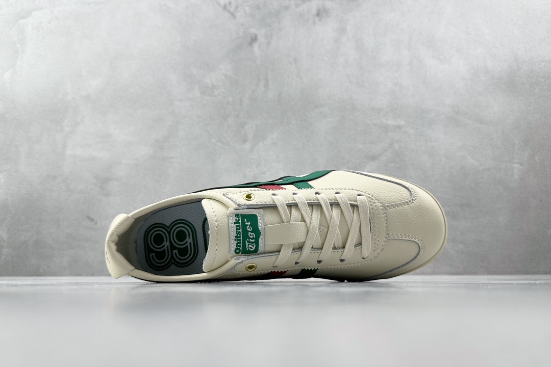 SC版 140 渠道特供 二层跑量 Onitsuka Tiger鬼冢虎  MEXICO 66 白绿色 1183B511-200