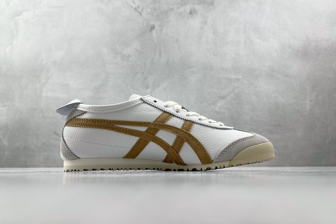 Channel special supply second-floor running volume Onitsuka Tiger Ghost Tiger MEXICO 66 white brown 1183A693-101