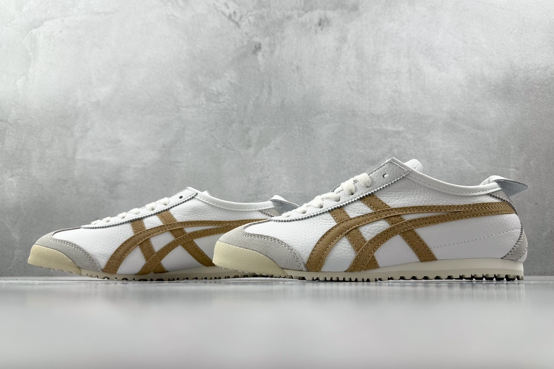 Channel special supply second-floor running volume Onitsuka Tiger Ghost Tiger MEXICO 66 white brown 1183A693-101