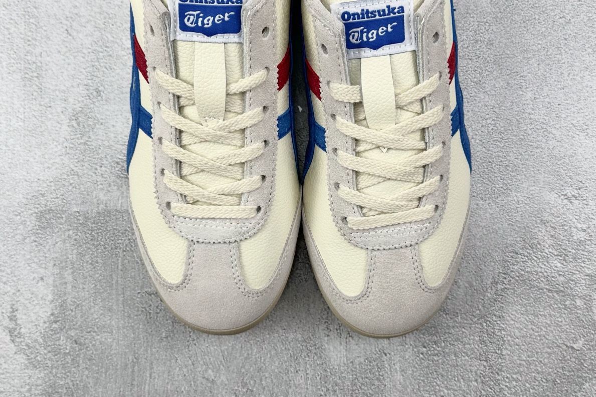 SC版 140 渠道特供 二层跑量 Onitsuka Tiger鬼冢虎  MEXICO 66 白色 TH2J4L-0142